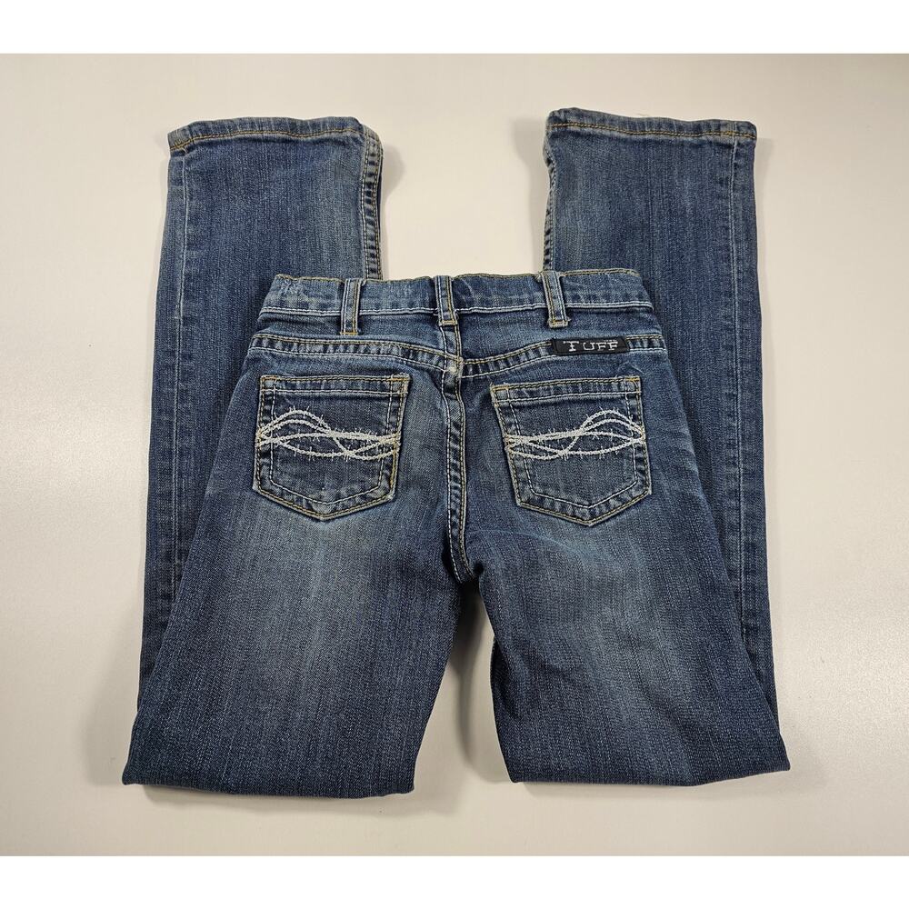 Cowgirl tuff size 7 girls jeans Western Rodeo youth #
